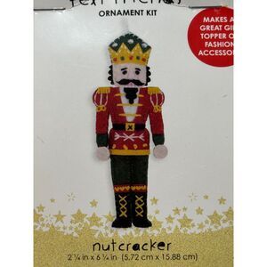 Needle Creations Felt Friends Christmas Nutcracker Ornament Sewing Kit NIP